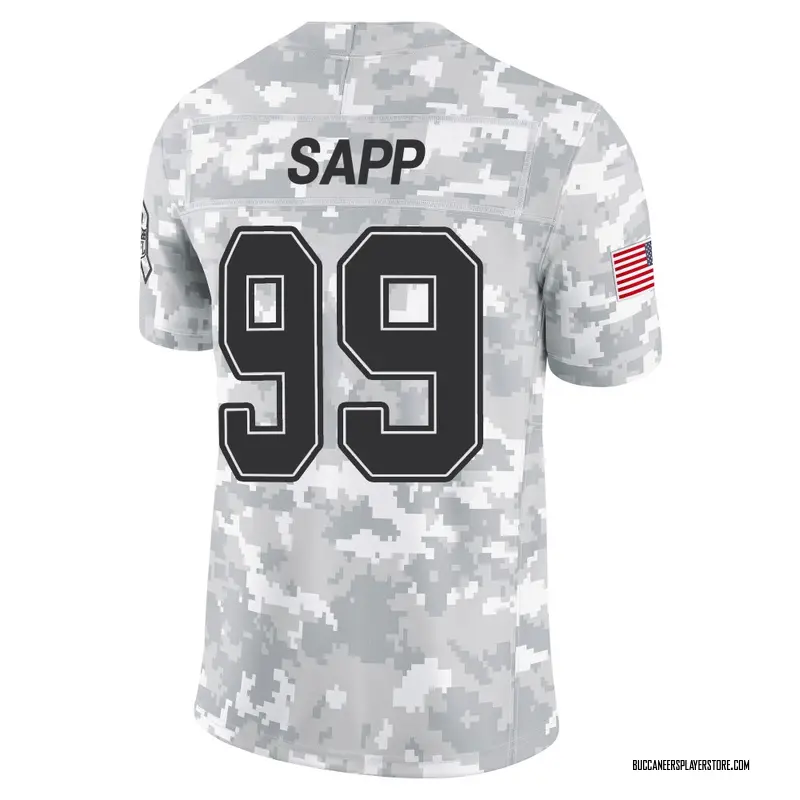 Nike Warren Sapp Tampa Bay Buccaneers Limited Arctic Camo 2024 Salute to Service Jersey - Men's