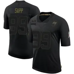Nike Warren Sapp Tampa Bay Buccaneers Limited Black 2020 Salute To Service Jersey - Youth