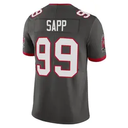 Nike Warren Sapp Tampa Bay Buccaneers Limited Pewter Alternate Vapor Jersey - Men's