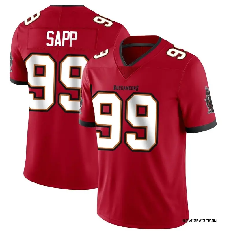 Nike Warren Sapp Tampa Bay Buccaneers Limited Red Team Color Vapor Untouchable Jersey - Men's