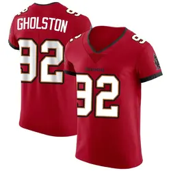 Nike William Gholston Tampa Bay Buccaneers Elite Red Vapor Jersey - Men's