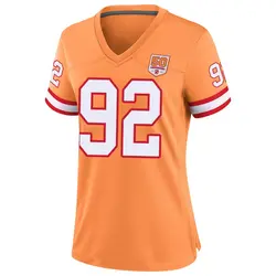 Nike William Gholston Tampa Bay Buccaneers Game Cream sicle 50th Season Jersey - Women's