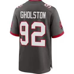 Nike William Gholston Tampa Bay Buccaneers Game Pewter Alternate Jersey - Men's