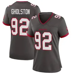 Nike William Gholston Tampa Bay Buccaneers Game Pewter Alternate Jersey - Women's