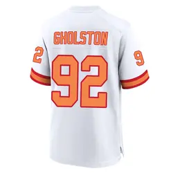 Nike William Gholston Tampa Bay Buccaneers Game White '76 50th Season Jersey - Men's