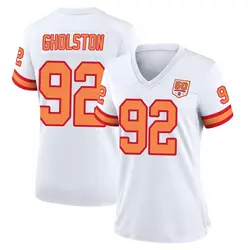 Nike William Gholston Tampa Bay Buccaneers Game White '76 50th Season Jersey - Women's