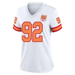 Nike William Gholston Tampa Bay Buccaneers Game White '76 50th Season Jersey - Women's