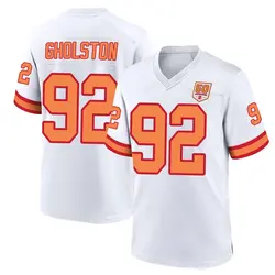 Nike William Gholston Tampa Bay Buccaneers Game White '76 50th Season Jersey - Youth