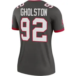 Nike William Gholston Tampa Bay Buccaneers Legend Pewter Alternate Jersey - Women's