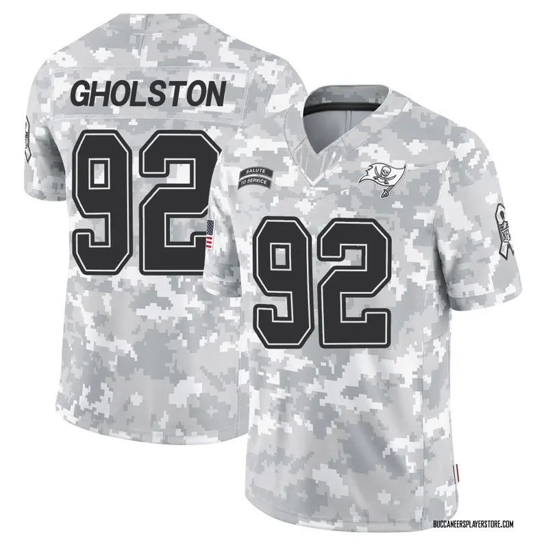 Nike William Gholston Tampa Bay Buccaneers Limited Arctic Camo 2024 Salute to Service Jersey - Men's