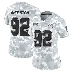 Nike William Gholston Tampa Bay Buccaneers Limited Arctic Camo 2024 Salute to Service Jersey - Women's