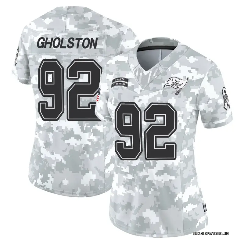 Nike William Gholston Tampa Bay Buccaneers Limited Arctic Camo 2024 Salute to Service Jersey - Women's