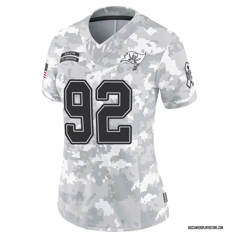 Nike William Gholston Tampa Bay Buccaneers Limited Arctic Camo 2024 Salute to Service Jersey - Women's