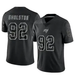 Nike William Gholston Tampa Bay Buccaneers Limited Black Reflective Jersey - Youth