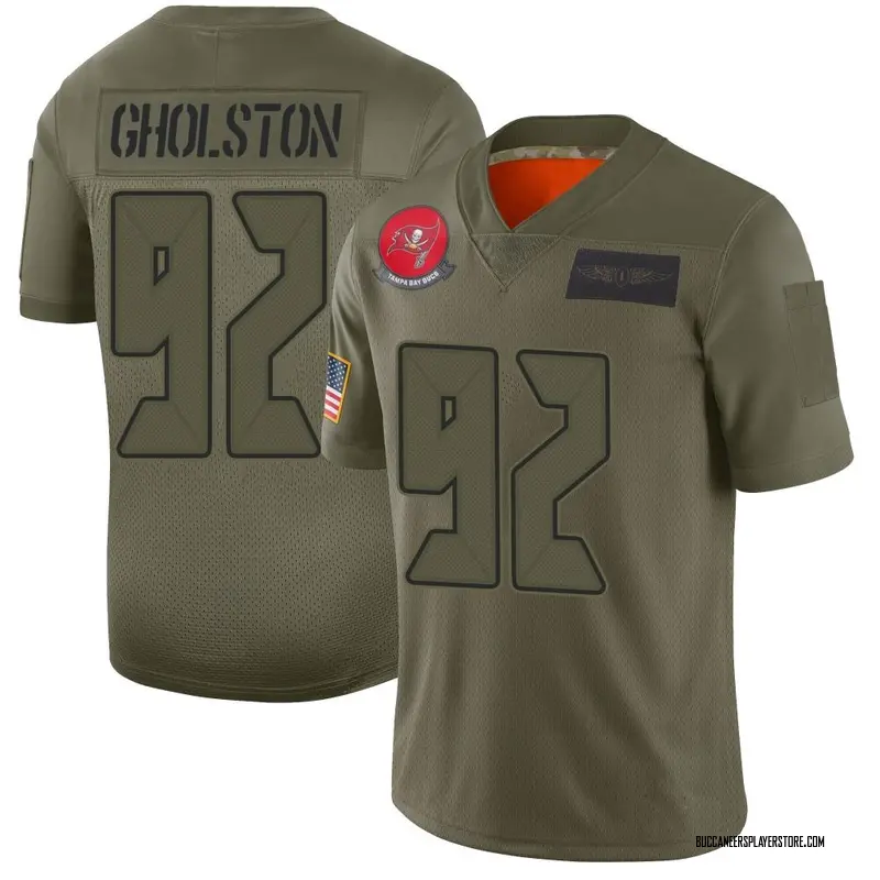 Nike William Gholston Tampa Bay Buccaneers Limited Camo 2019 Salute to Service Jersey - Men's