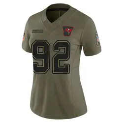 Nike William Gholston Tampa Bay Buccaneers Limited Olive 2025 Salute to Service Jersey - Women's