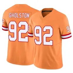 Nike William Gholston Tampa Bay Buccaneers Limited Orange Vapor F.U.S.E. Jersey - Men's