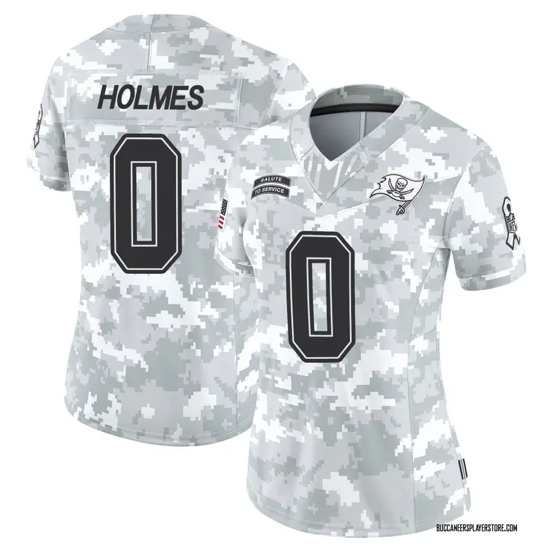 Nike Yasir Holmes Tampa Bay Buccaneers Limited Arctic Camo 2024 Salute to Service Jersey - Women's