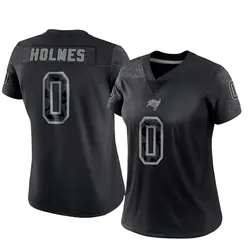 Nike Yasir Holmes Tampa Bay Buccaneers Limited Black Reflective Jersey - Women's