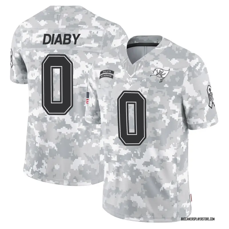 Nike Yaya Diaby Tampa Bay Buccaneers Limited Arctic Camo 2024 Salute to Service Jersey - Youth