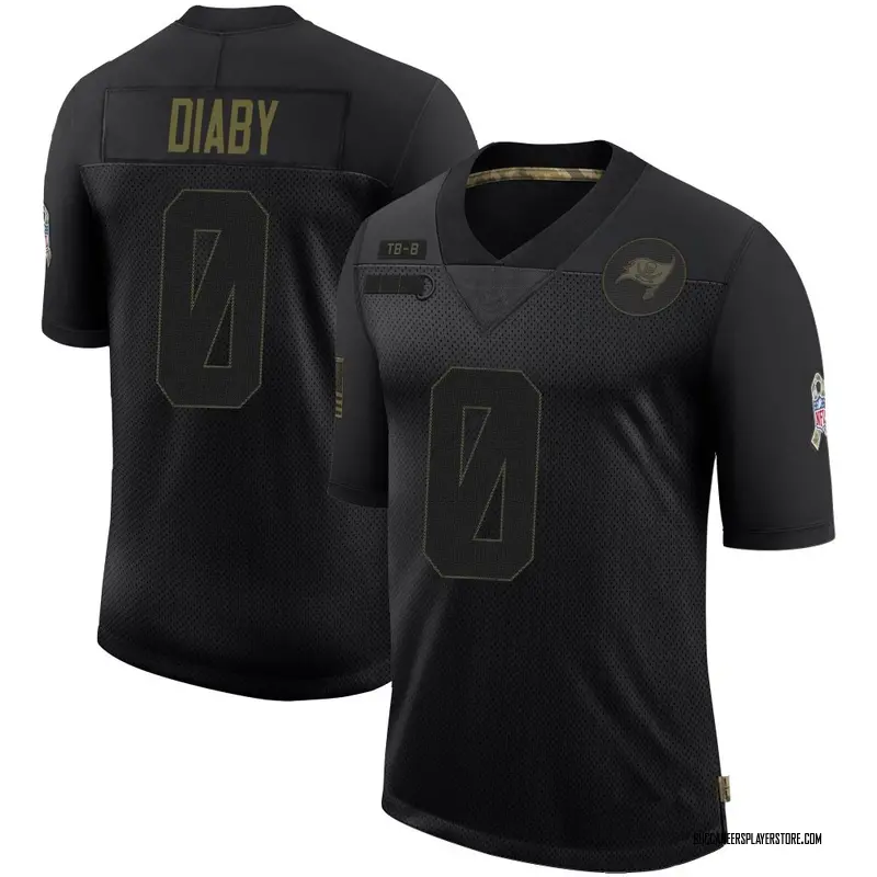 Nike Yaya Diaby Tampa Bay Buccaneers Limited Black 2020 Salute To Service Jersey - Youth