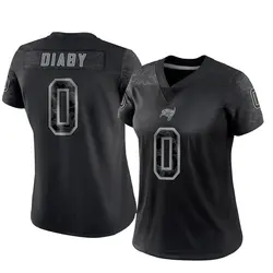 Nike Yaya Diaby Tampa Bay Buccaneers Limited Black Reflective Jersey - Women's