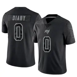 Nike Yaya Diaby Tampa Bay Buccaneers Limited Black Reflective Jersey - Youth