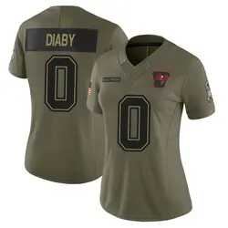 Nike Yaya Diaby Tampa Bay Buccaneers Limited Olive 2025 Salute to Service Jersey - Women's
