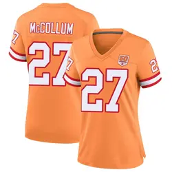 Nike Zyon McCollum Tampa Bay Buccaneers Game Cream sicle 50th Season Jersey - Women's
