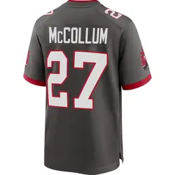 Nike Zyon McCollum Tampa Bay Buccaneers Game Pewter Alternate Jersey - Youth