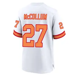 Nike Zyon McCollum Tampa Bay Buccaneers Game White '76 50th Season Jersey - Youth