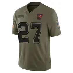 Nike Zyon McCollum Tampa Bay Buccaneers Limited Olive 2025 Salute to Service Jersey - Men's