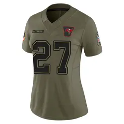 Nike Zyon McCollum Tampa Bay Buccaneers Limited Olive 2025 Salute to Service Jersey - Women's