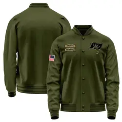 Tampa Bay Buccaneers Olive Salute to Service Sideline Performance Jacket - Youth